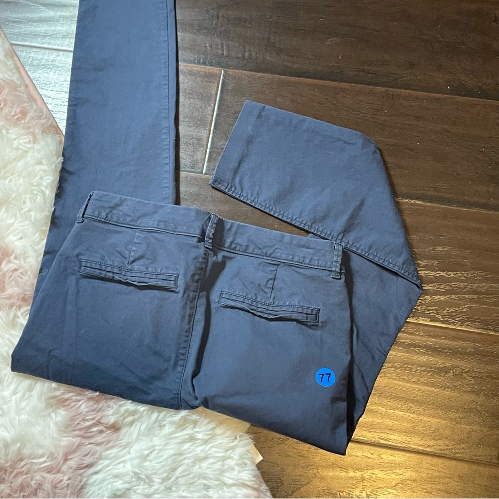 Old navy blue skinny pixie khaki pants women’s size 6 - Picture 4 of 5